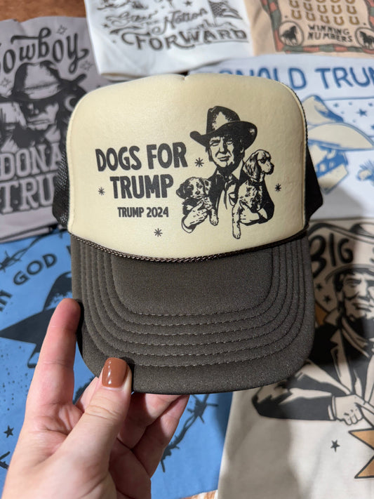 Dogs For Trump Trucker Hat