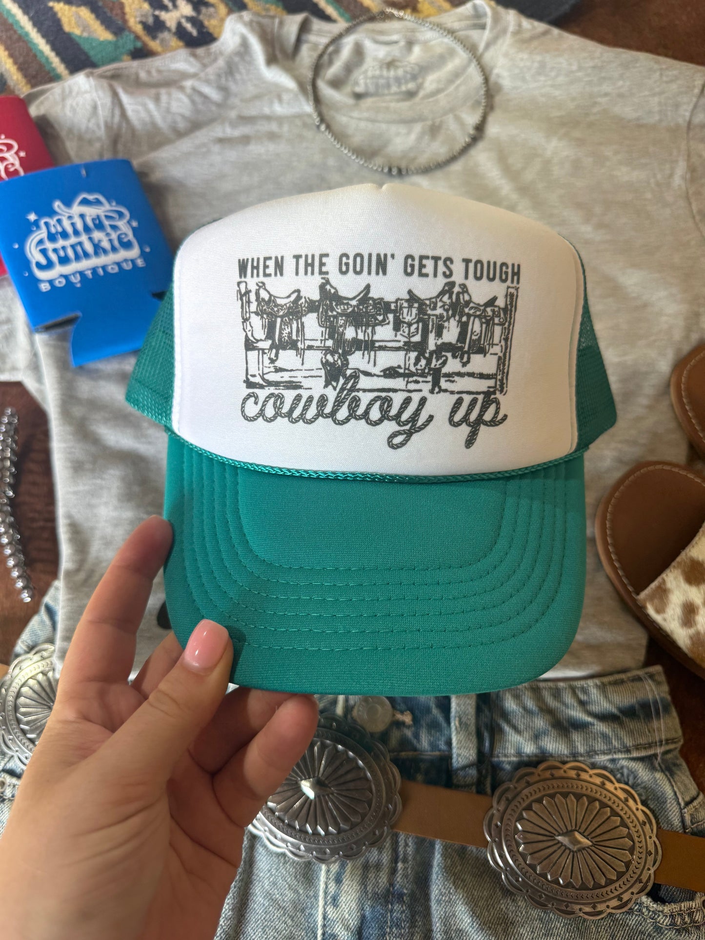 When The Going Gets Tough Trucker Hat