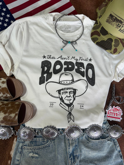 Trump Ain't My First Rodeo Graphic Tee