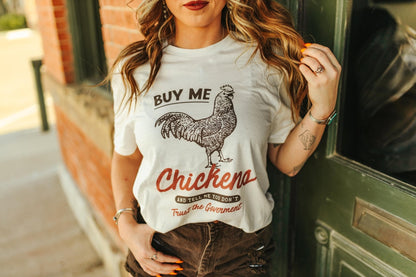 Buy Me Chickens Graphic TeeNaturalS