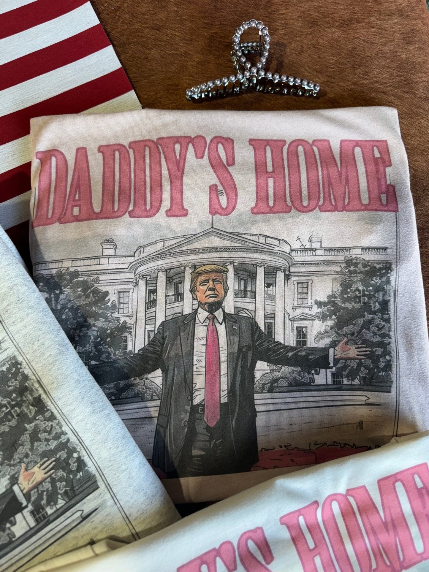 Daddys Home Trump Graphic TeeNaturalS