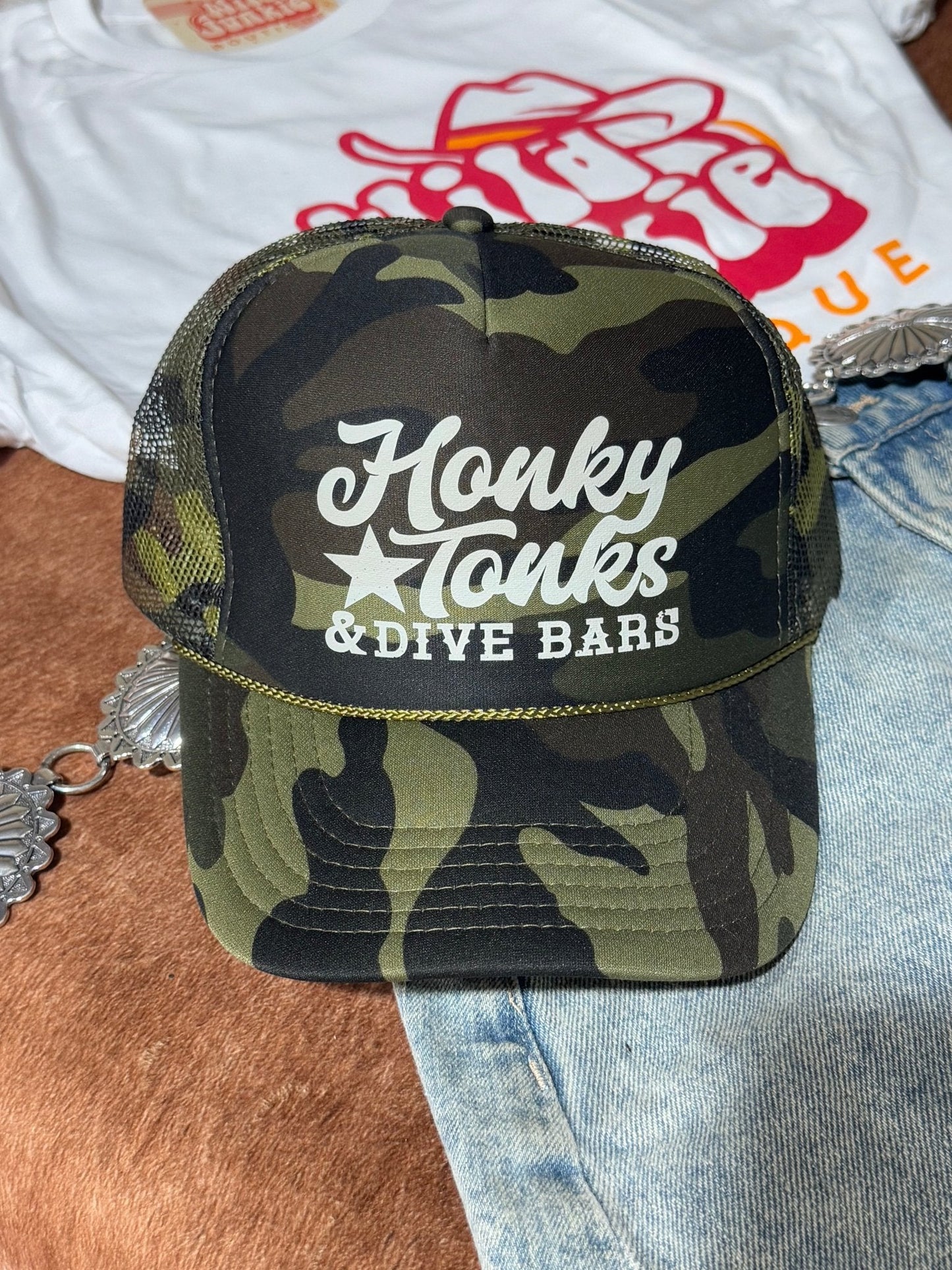 Honky Tonk Dive Bars Trucker Hat