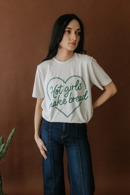 Hot Girls Make Bread Graphic TeeCementS