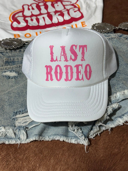 Last Rodeo Bridal Trucker Hat