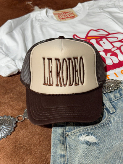 Le Rodeo Embroidered Trucker Hat