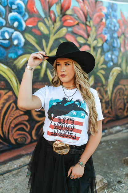 Let's Rodeo America Graphic TeeS