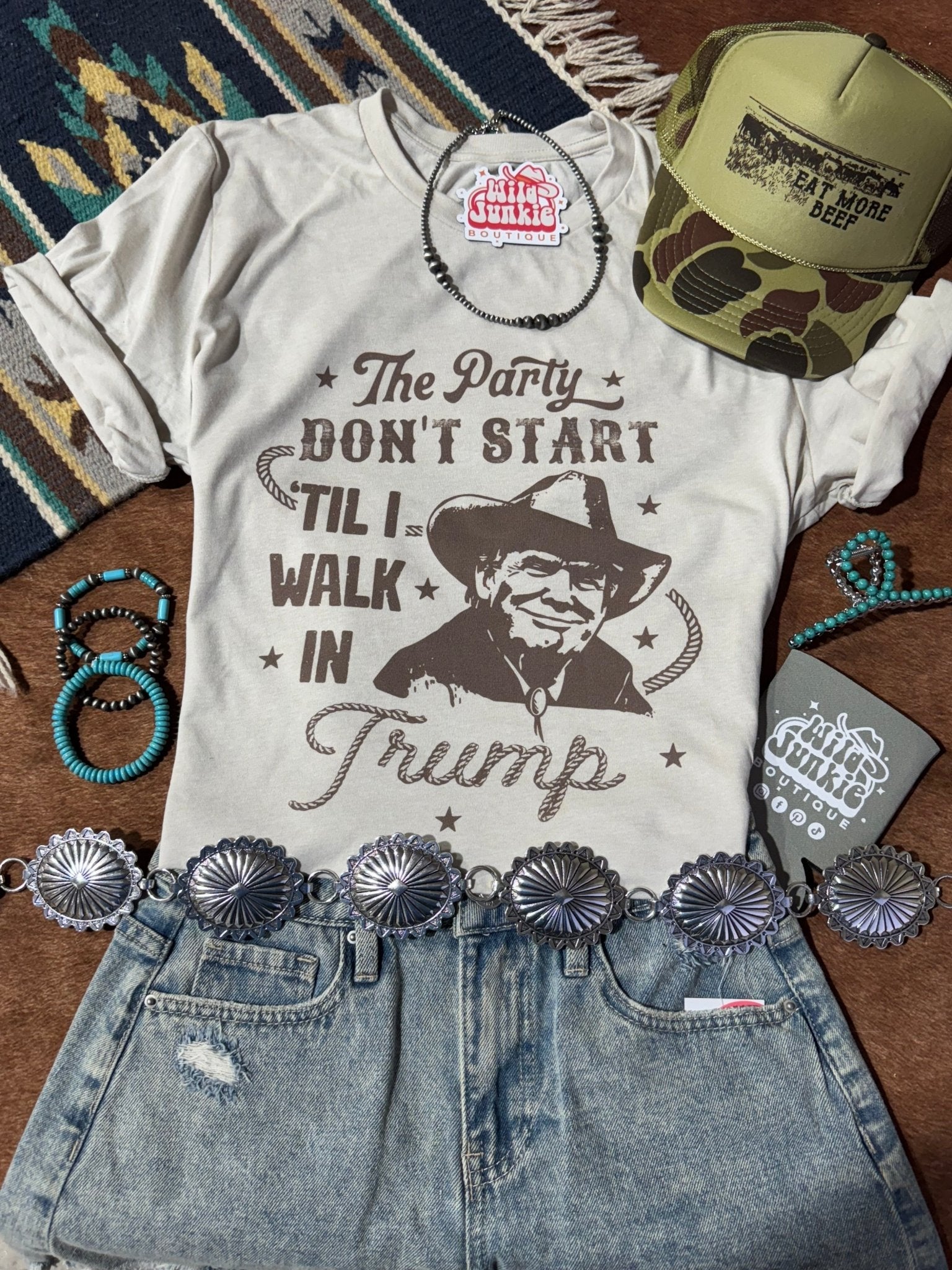 Party Don't Start Trump Graphic TeeCementS