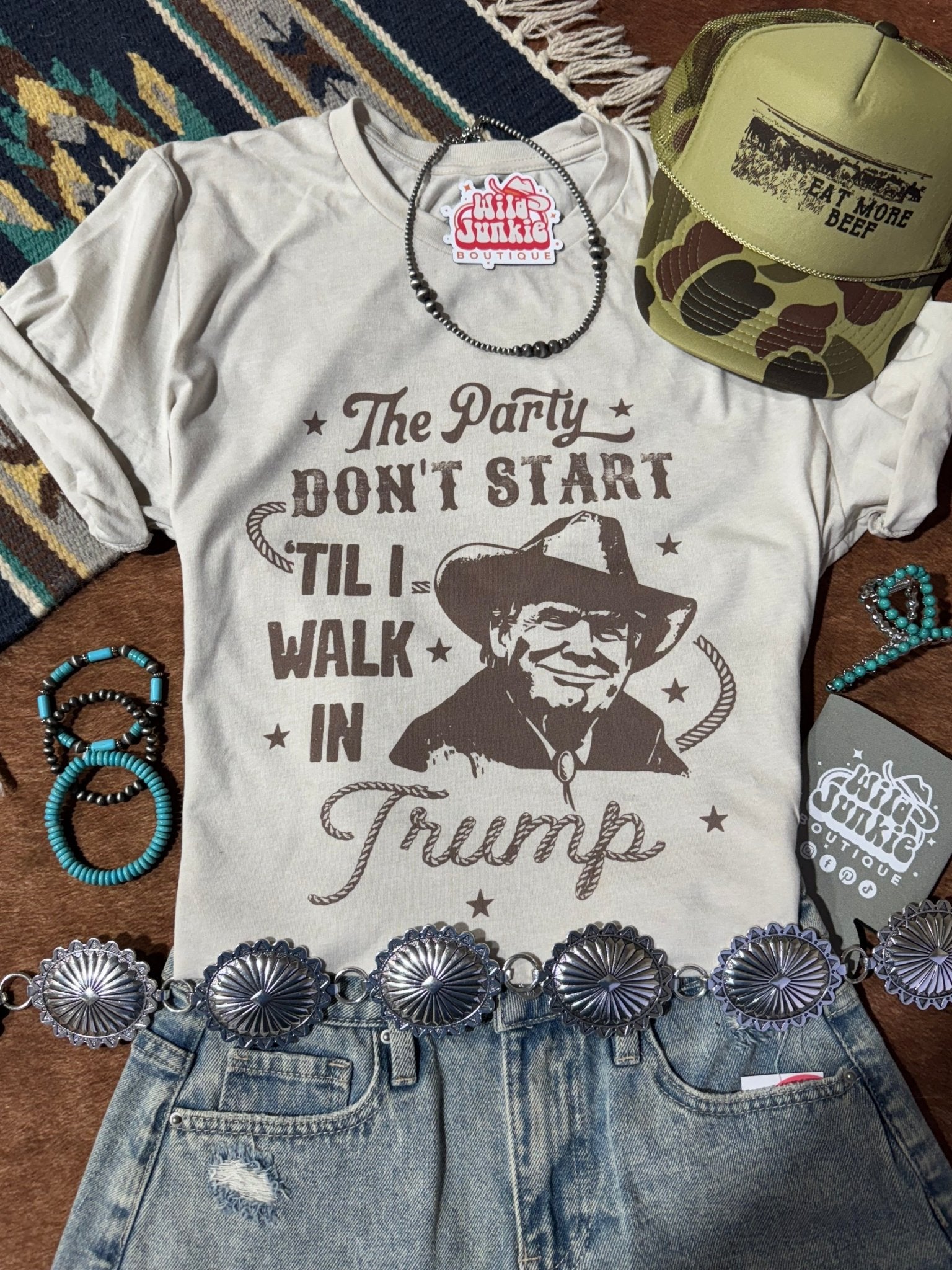 Party Don't Start Trump Graphic TeeCementS