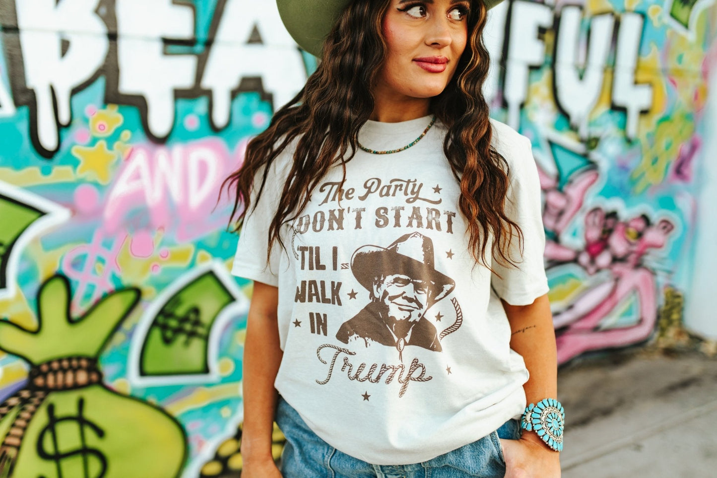 Party Don't Start Trump Graphic TeeMULTIS