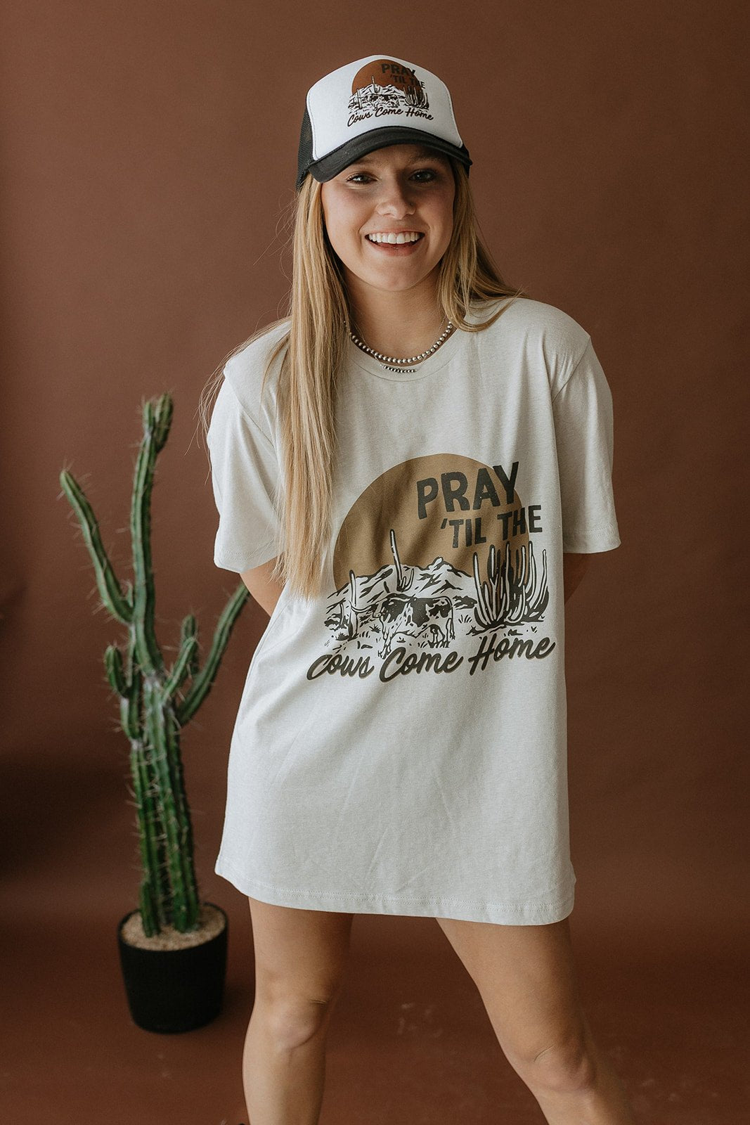 Pray Til The Cows Come Home Graphic TeeCementS