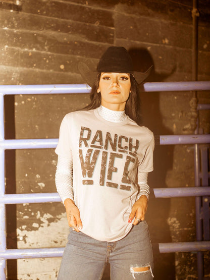 Ranch Wife Graphic TeeGreyS