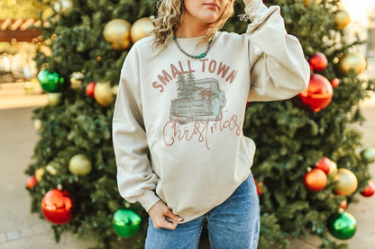 Small Town Christmas Graphic SweatshirtSandS