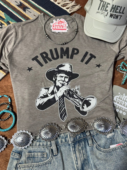 Trump It Graphic TeeOlive AshS