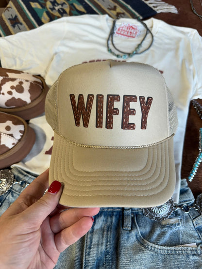 Wifey Trucker HatTan