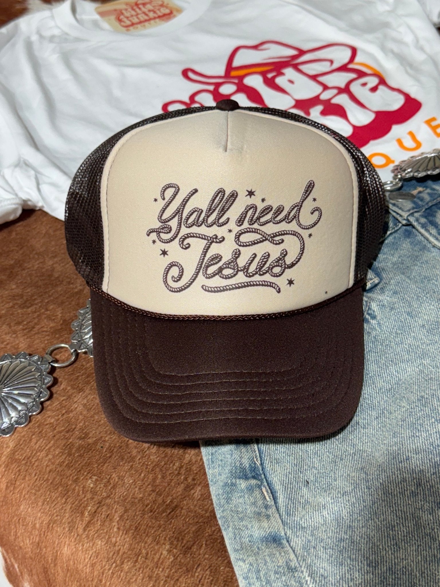 Y'all Need Jesus Trucker Hat